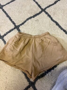 Lounge Women's Tan Knit Lounge Shorts